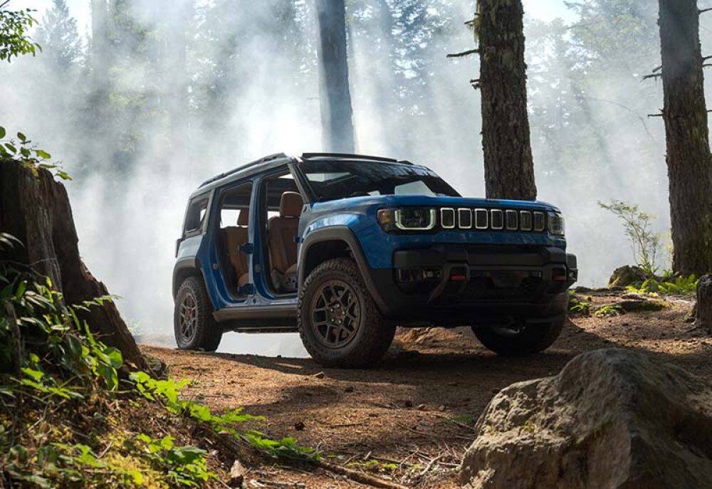 Jeep Recon in woods