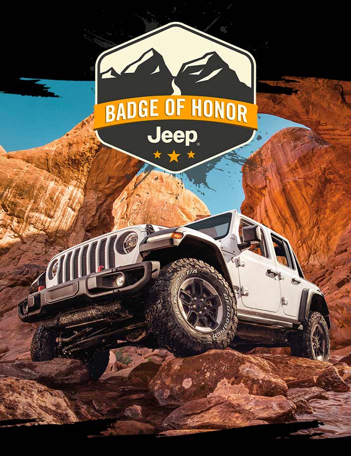 Jeep® Trail Rated Badge Off Road Certification