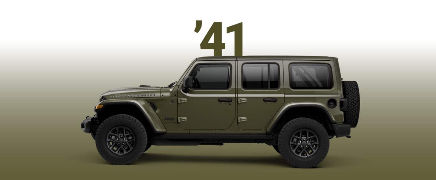 Jeep Wrangler Smoky Mountain in '41 Green