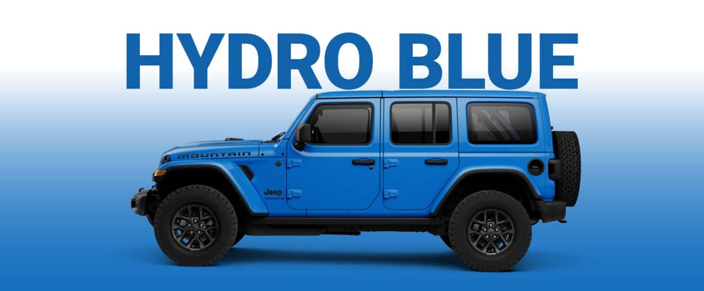 Jeep Wrangler Smoky Mountain in Hydro Blue