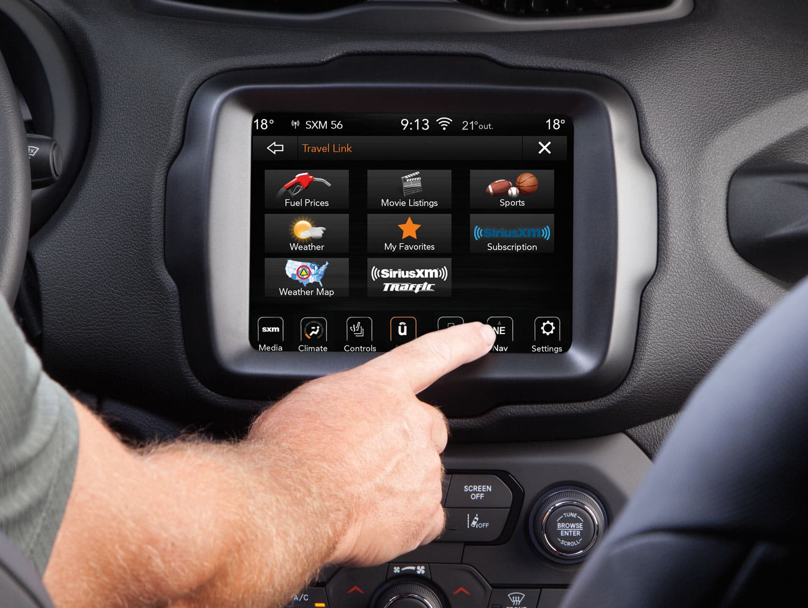 Navigation System, Dodge Uconnect®