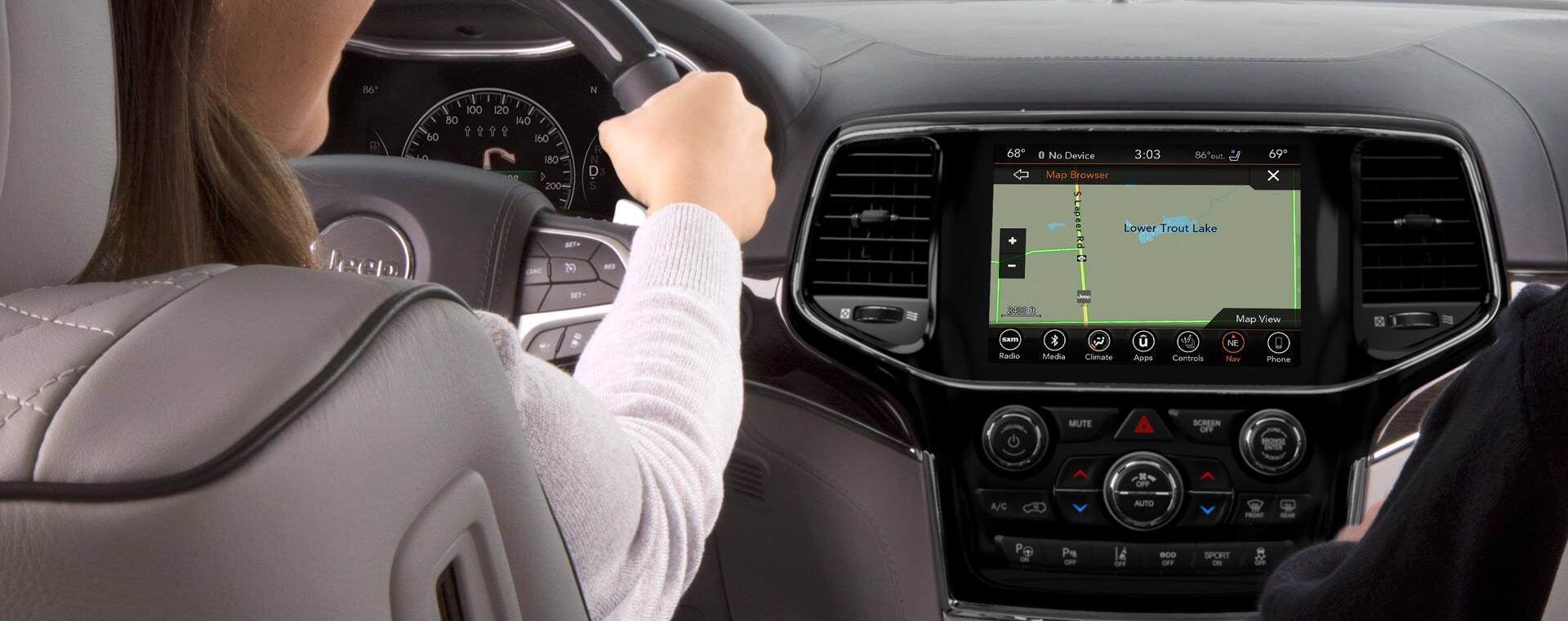 Uconnect Jeep® Uconnect System Navigation Features