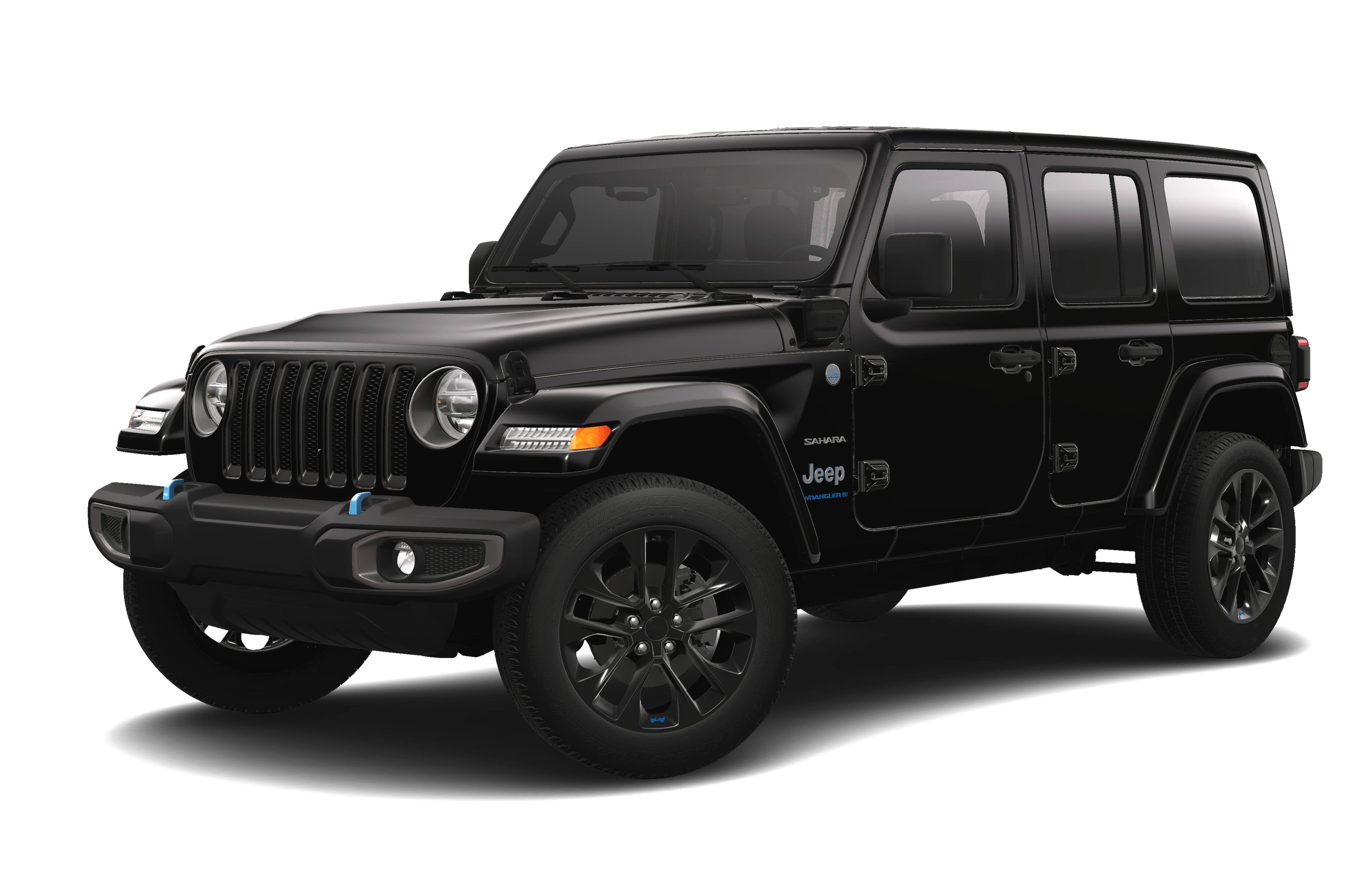 New 2023 Jeep Wrangler 4xe Sahara 4xe Sport Utility Black Clear-Coat  Exterior Paint for Sale in Brookfield, WI | #23BJ181